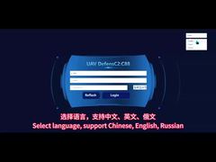 Bộ dò máy bay không người lái di động 45MHz-6000MHz Hệ thống chống máy bay không người lái RF