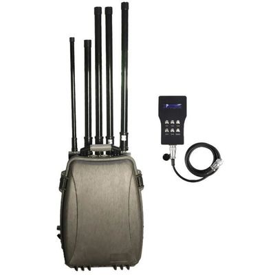 Tùy chỉnh 6 băng tần Drone Signal Jammer Portable Manpack Style Uav Defense System