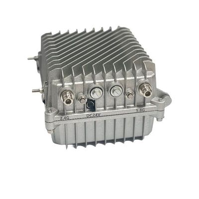 Mua 900MHz 2400MHz Hệ thống chống máy bay không người lái hai băng tần cầm tay với ăng-ten kích thước 40cm sản xuất trực tuyến