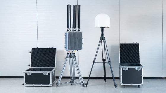 Fixed Drone Detection and Jamming Equipment with 70MHz-6GHz Full Frequency Band, 360° Integrated FPV Video Transmission, and ≥10km Detection Distance