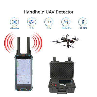 Portable UAV Detection Device with 6-inch Touch Screen 3-4 Hours Operation and Real-Time Detection for 1-2km Range