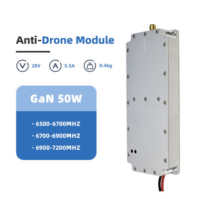 High-Power RF Amplifier Module 6500–7200MHz with Customizable Frequency for Anti-FPV Drone Detection