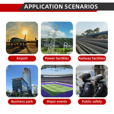 10km Long-Range Portable Drone Detector with Full-Band Coverage & Real-Time Alerts for UAV Detection and Anti-Drone RF Solution