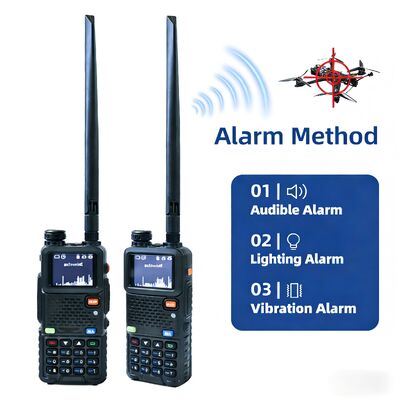 Mua 300-6000MHz Máy phát hiện máy bay không người lái cầm tay Khám phá UAV di động với máy thu điện tử tương tự lai sản xuất trực tuyến