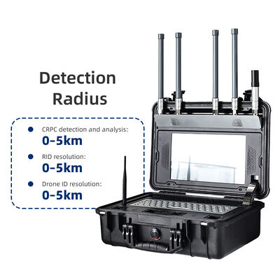 Mua Máy phân tích phổ di động Máy dò máy bay không người lái FPV & Phát hiện UAV kỹ thuật số với ảnh chụp video thời gian thực 5km RF Signal Finder cho an ninh nhà tù & sân bay sản xuất trực tuyến