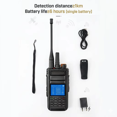 Mua Máy dò UAV cầm tay chuyên nghiệp hỗ trợ OFDM HD Video và FM Analog Signal Detection 300MHz-6200MHz Long Range Drone Scanner sản xuất trực tuyến