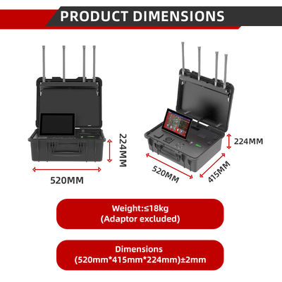 10km Portable Drone Detector | Full-Band UAV Detection & Location Tracking | Anti-Drone Solution with RF Technology, Real-Time Alerts, Long-Range FPV & Commercial Drone Protection System